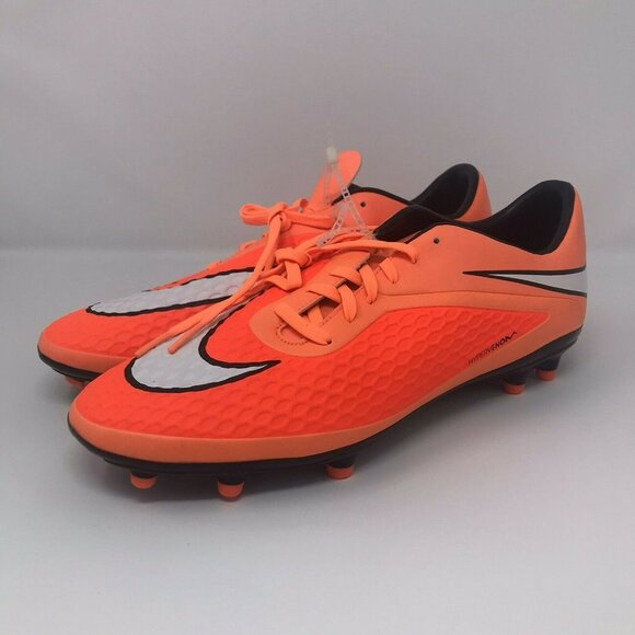 Mens Nike Hypervenom Phelon FG Orange Soccer Cleats 599730-800 Size 11.0 main image 7